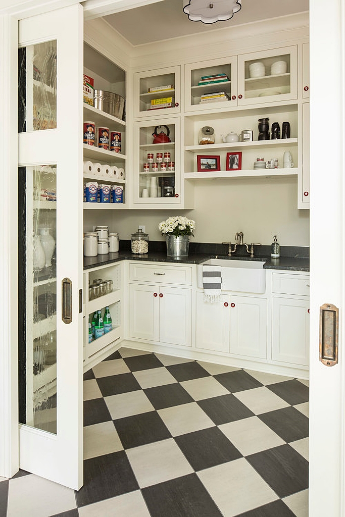 vintage kitchen pantry