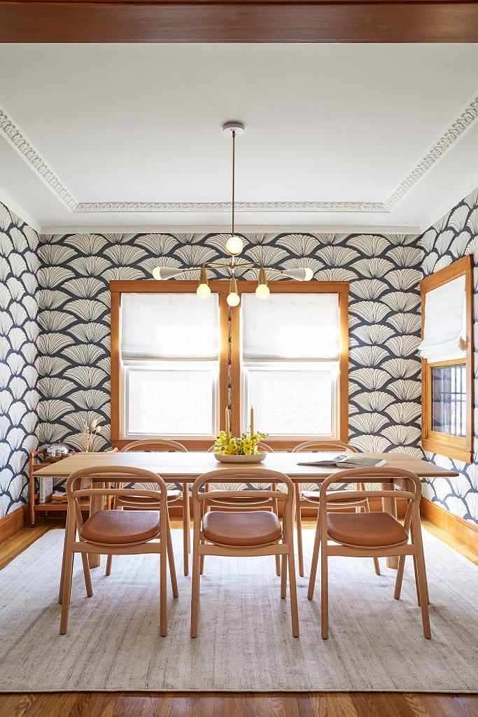 Scandinavian farmhouse dining room