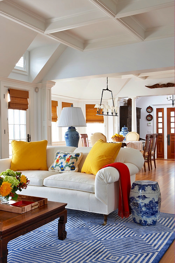 light and bright family room