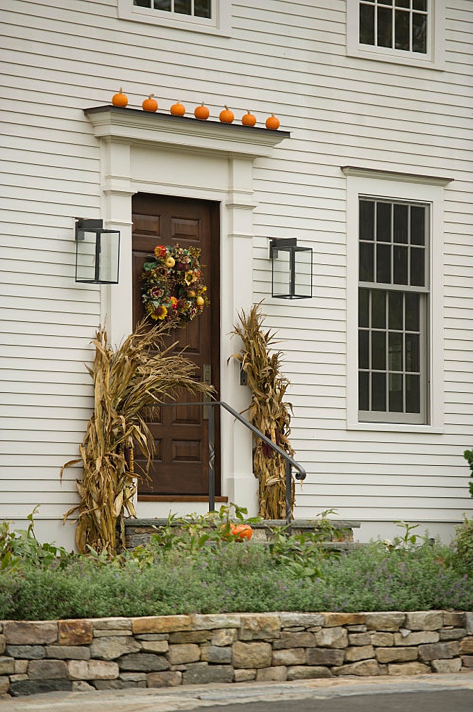 fall porch in New England