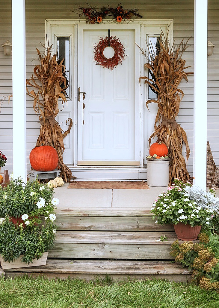 classic fall porch