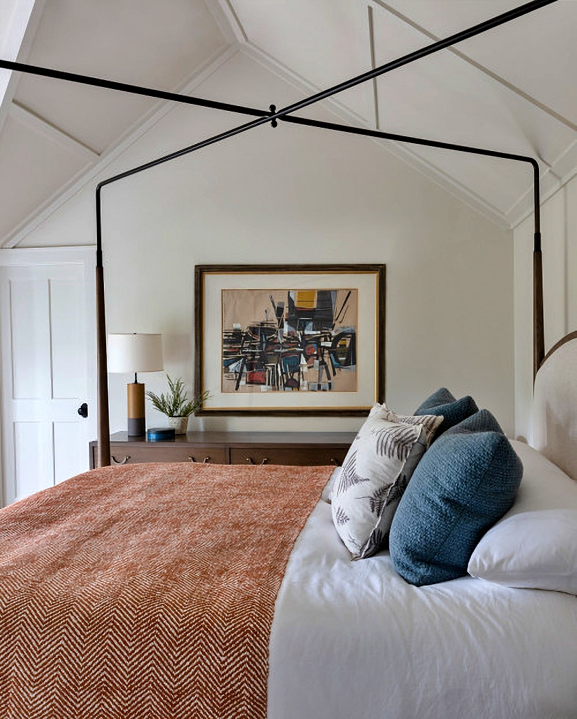 master bedroom in historic home