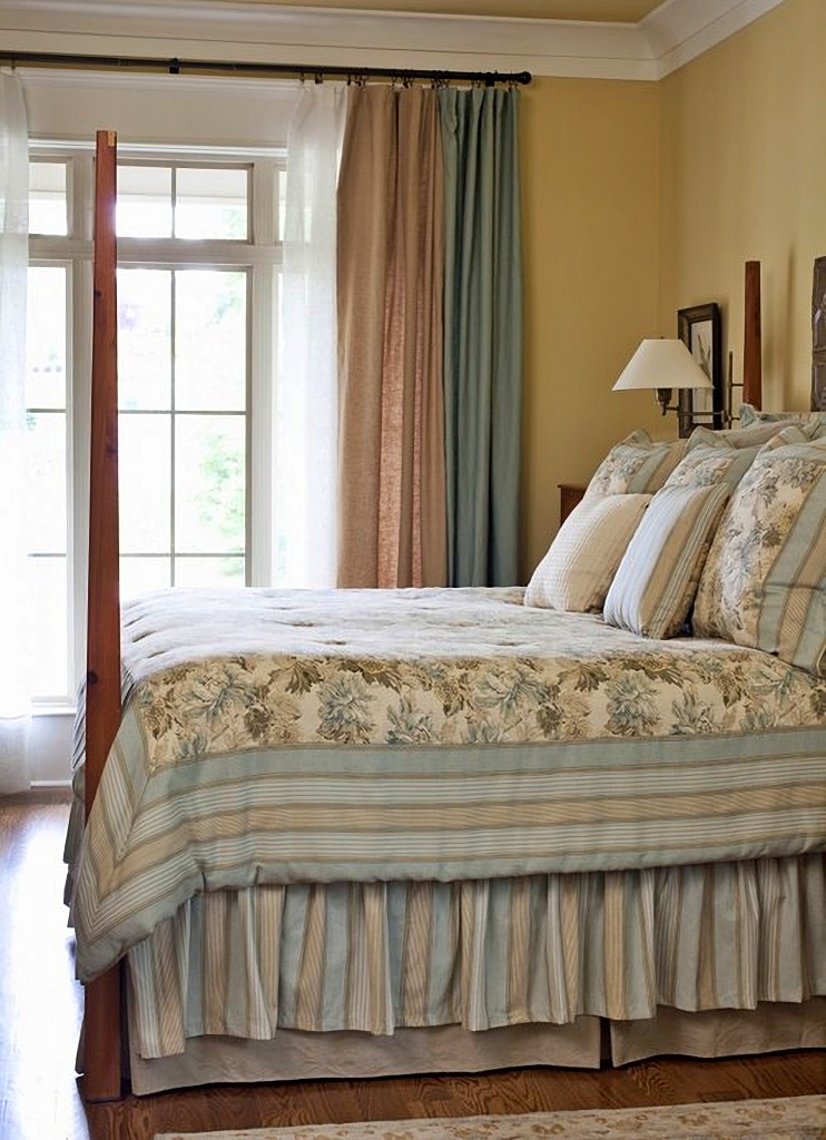 vintage bedroom in traditional home