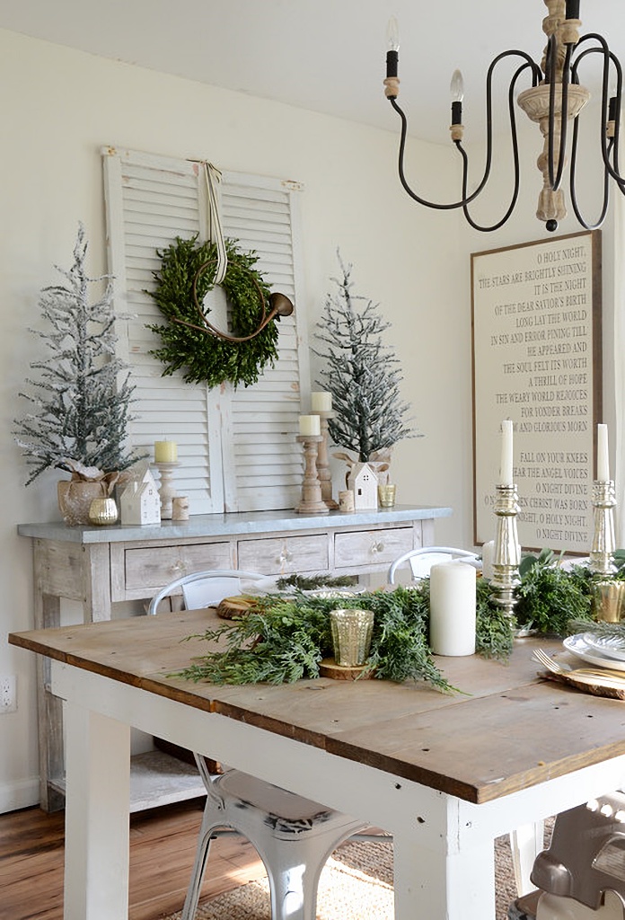 farmhouse christmas decorations