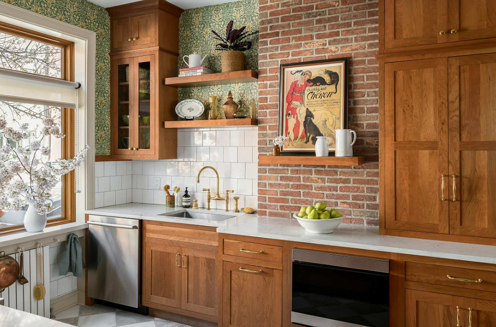 rowhouse kitchen in Philadelphia