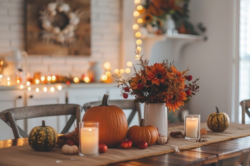 Thanksgiving table setting