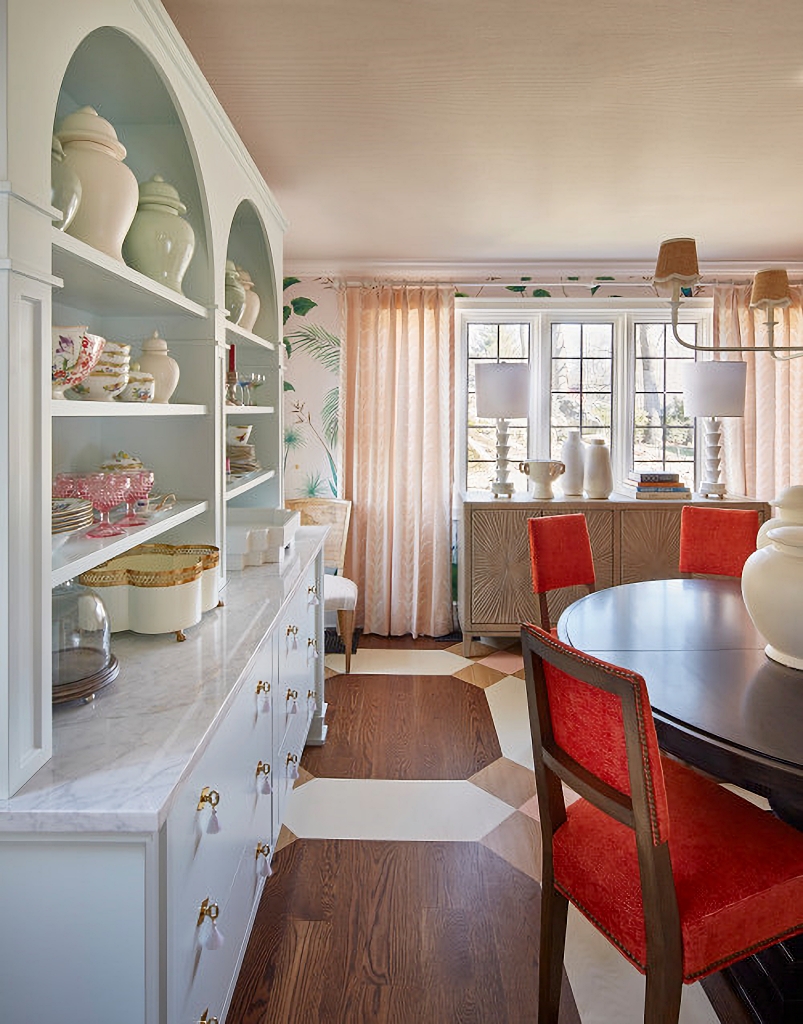 bright and cheery dining room