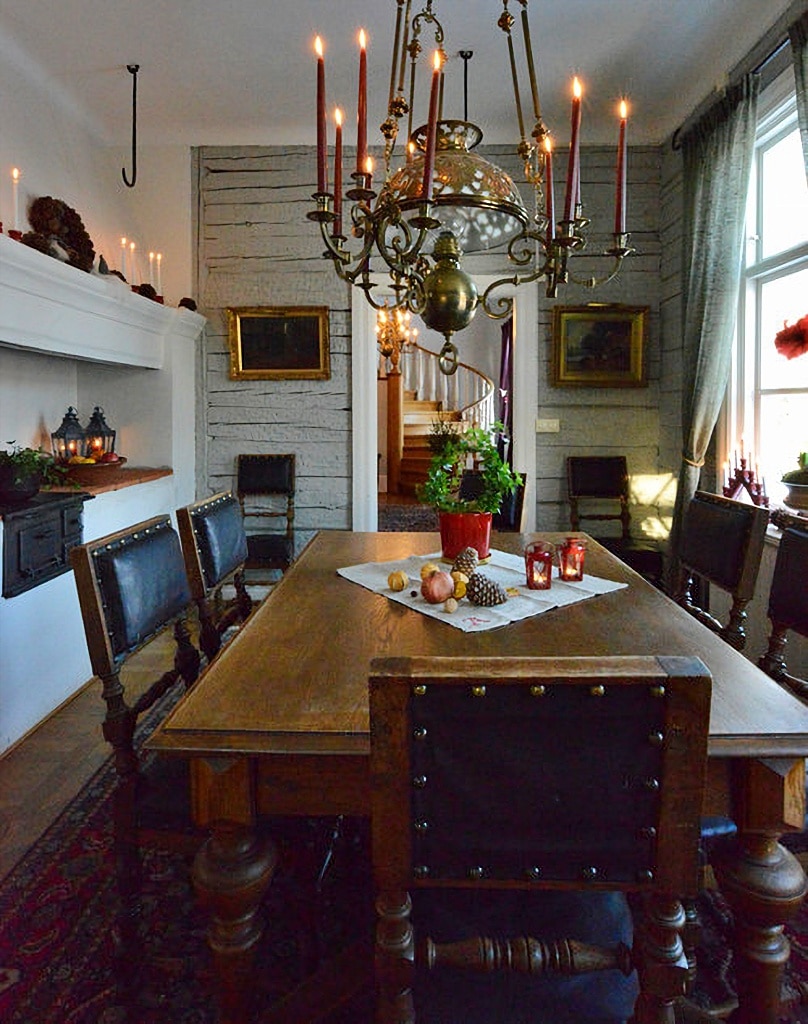 Swedish Christmas dining room