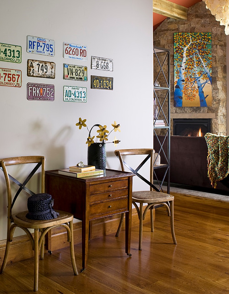 eclectic entryway