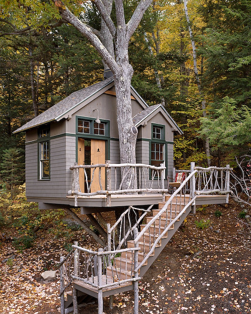 backyard tree house