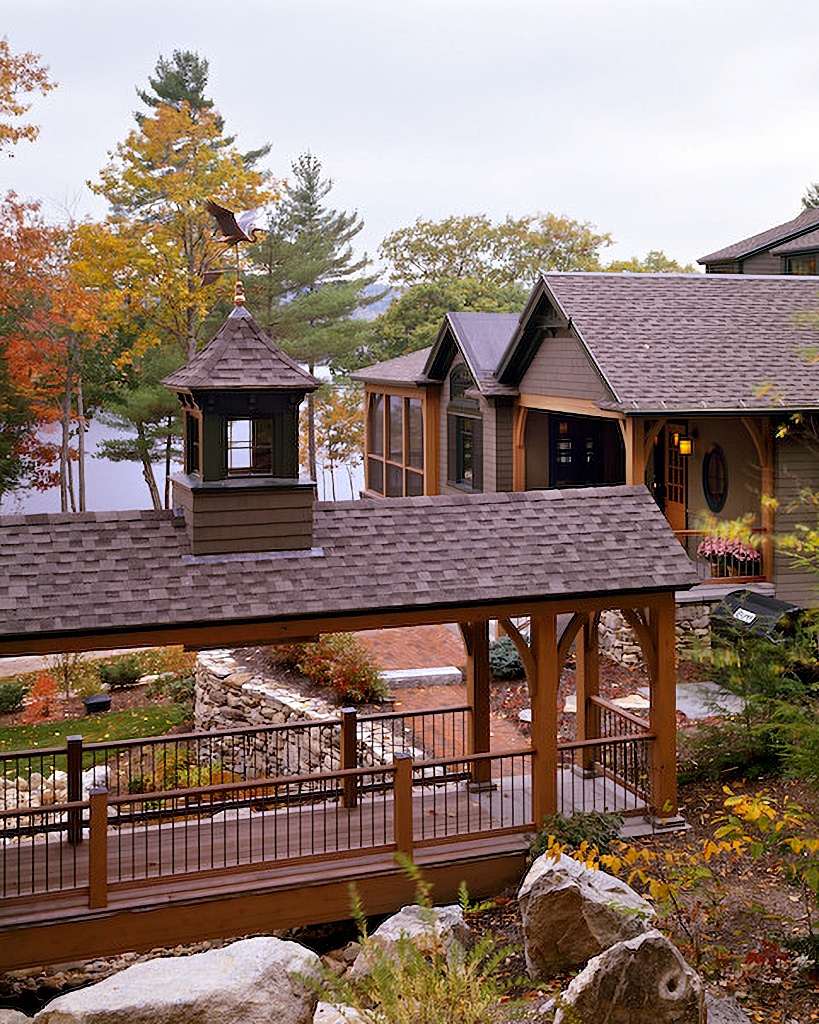 rustic mountain home