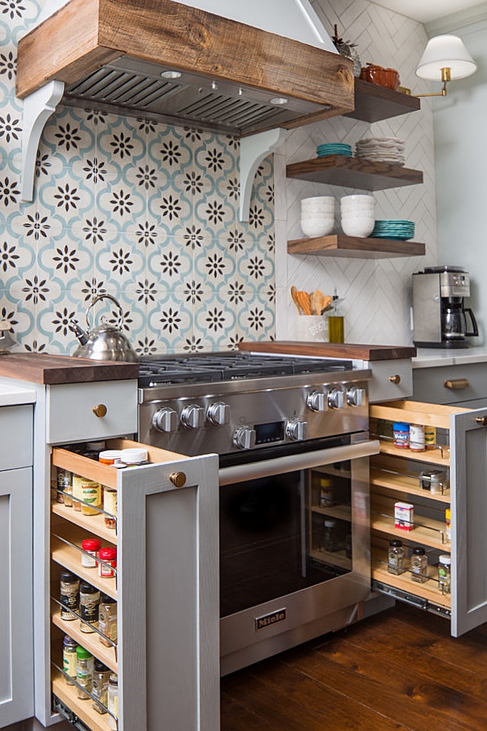 kitchen renovation with storage