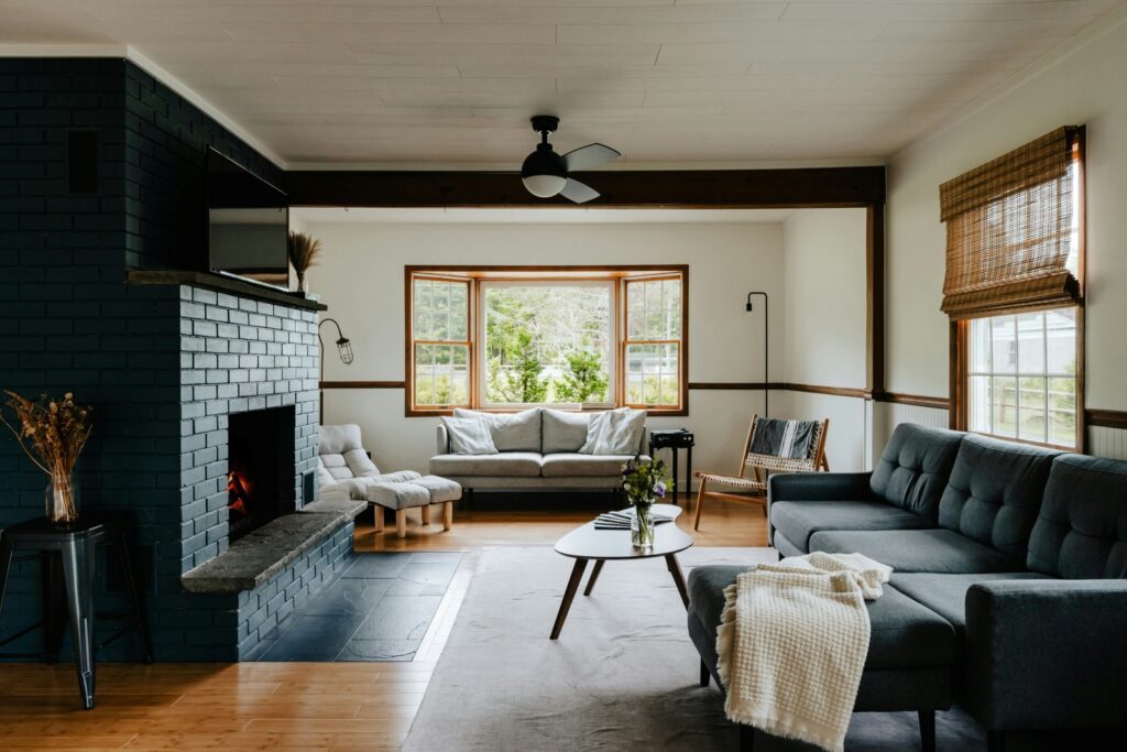 warm and cozy living room