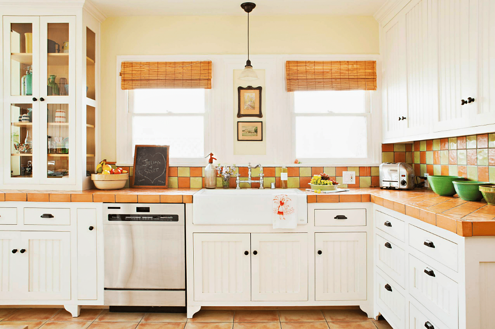 eclectic vintage kitchen