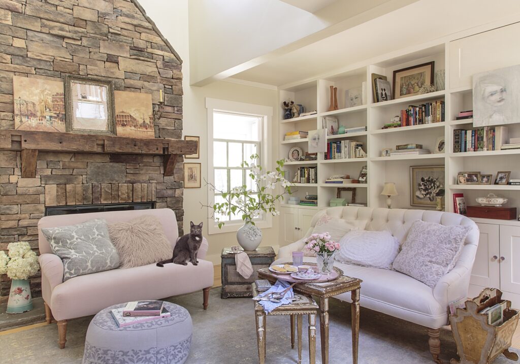 romantic living room - The Soulful Cottage