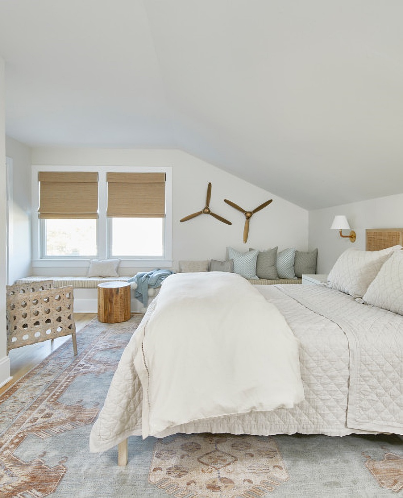 neutral coastal bedroom