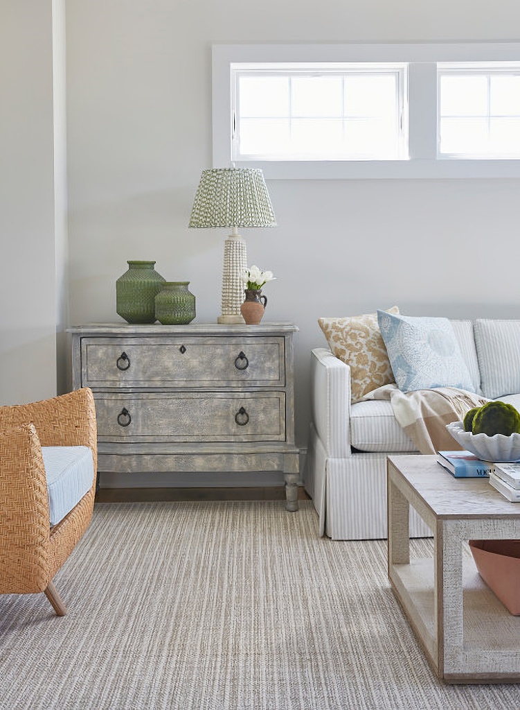 coastal style family room