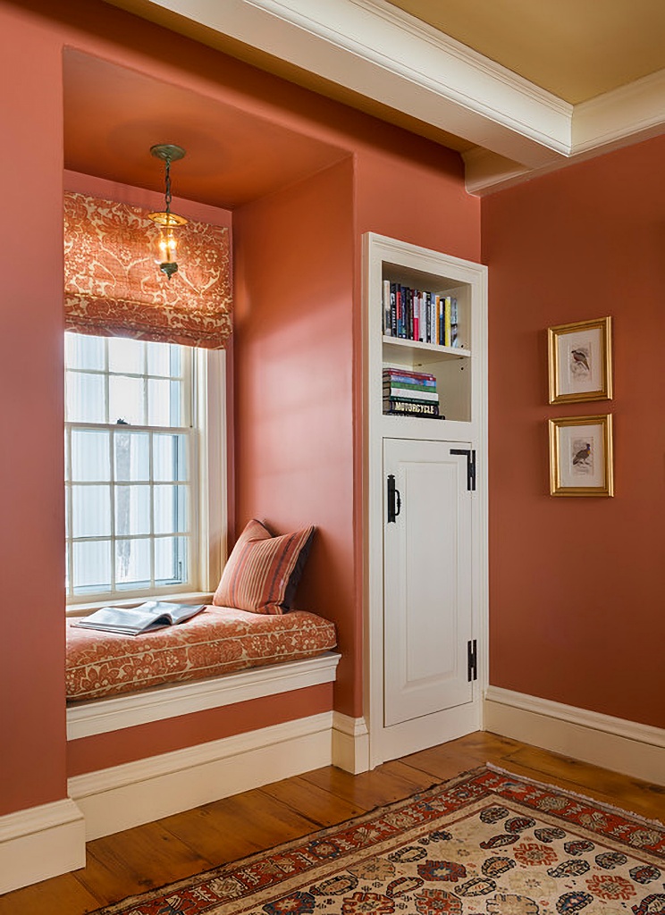 warm red hallway