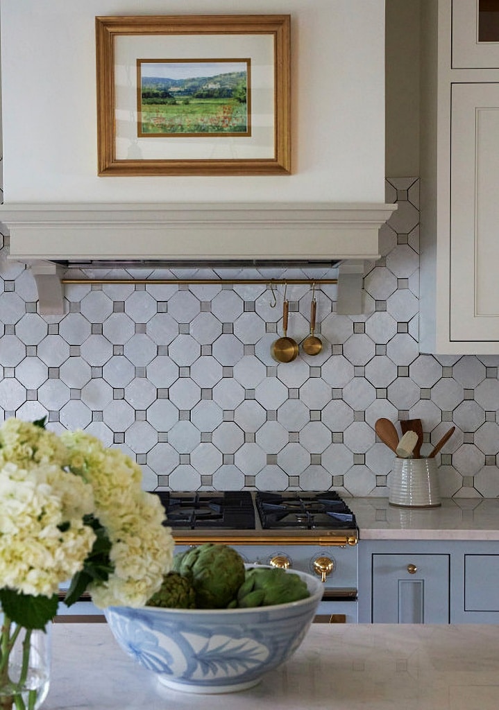 zellige tile in English style kitchen
