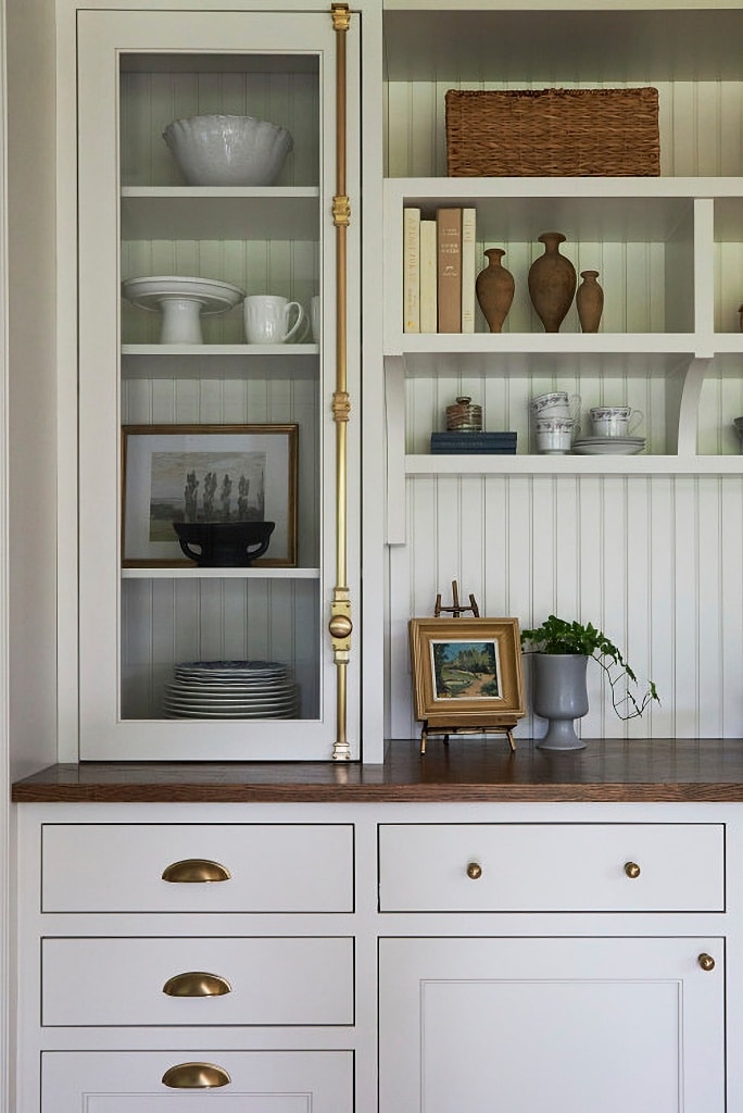 custom cabinetry in dining room