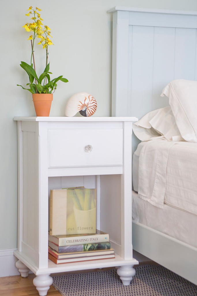 yellow orchids in bedroom