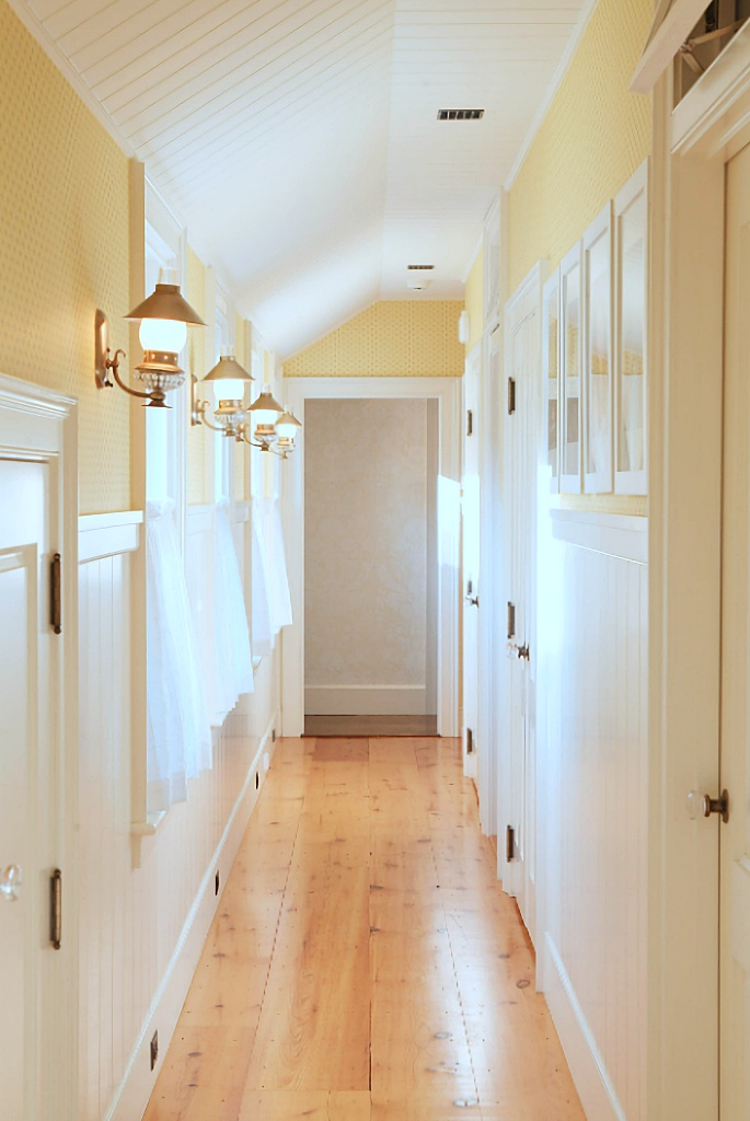 sunny yellow hallway