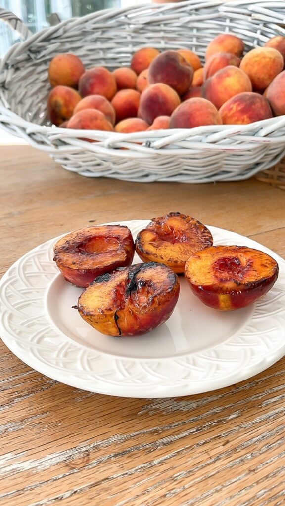 fried peaches
