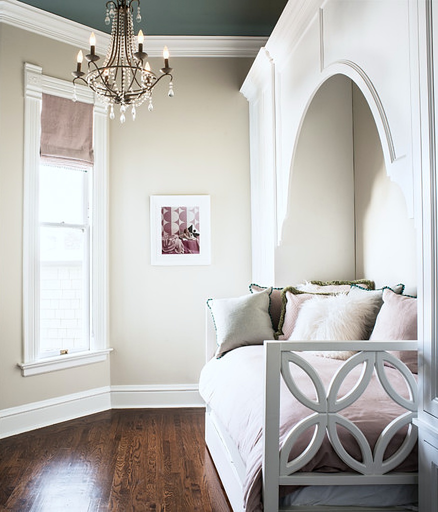 cozy bedroom in older home