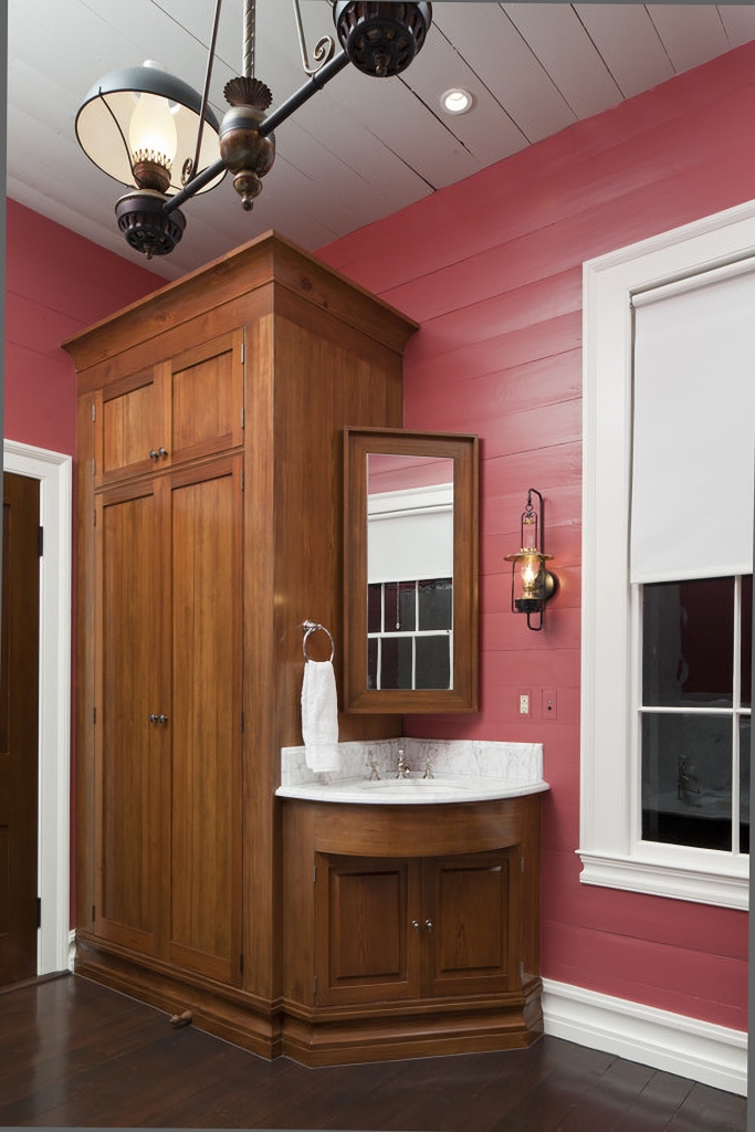 quirky bathroom in historic home