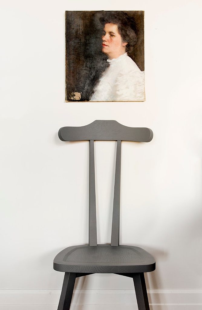 artisan chair in bedroom