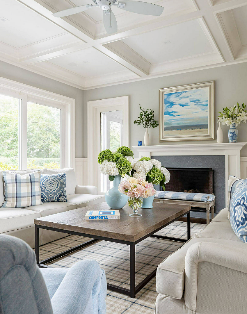 natural light in living room