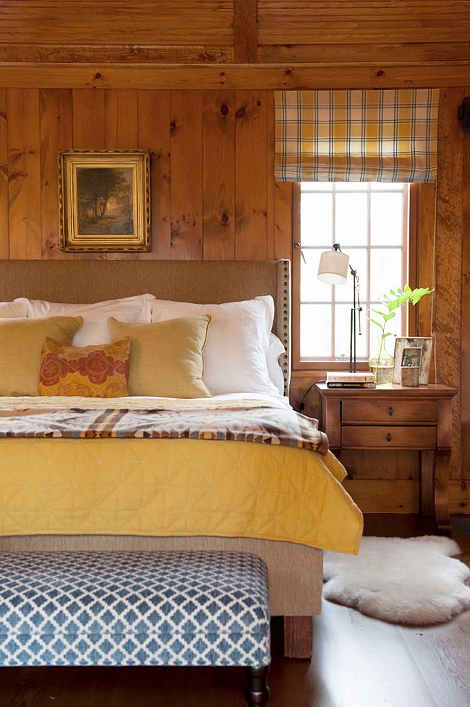 summer cabin bedroom