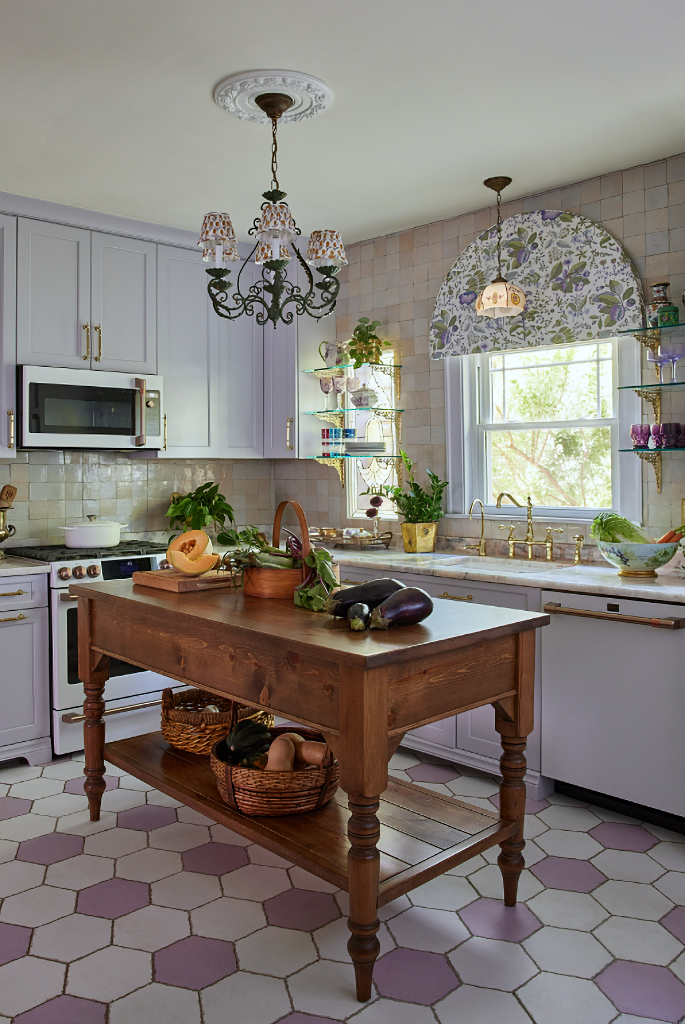 eclectic vintage kitchen