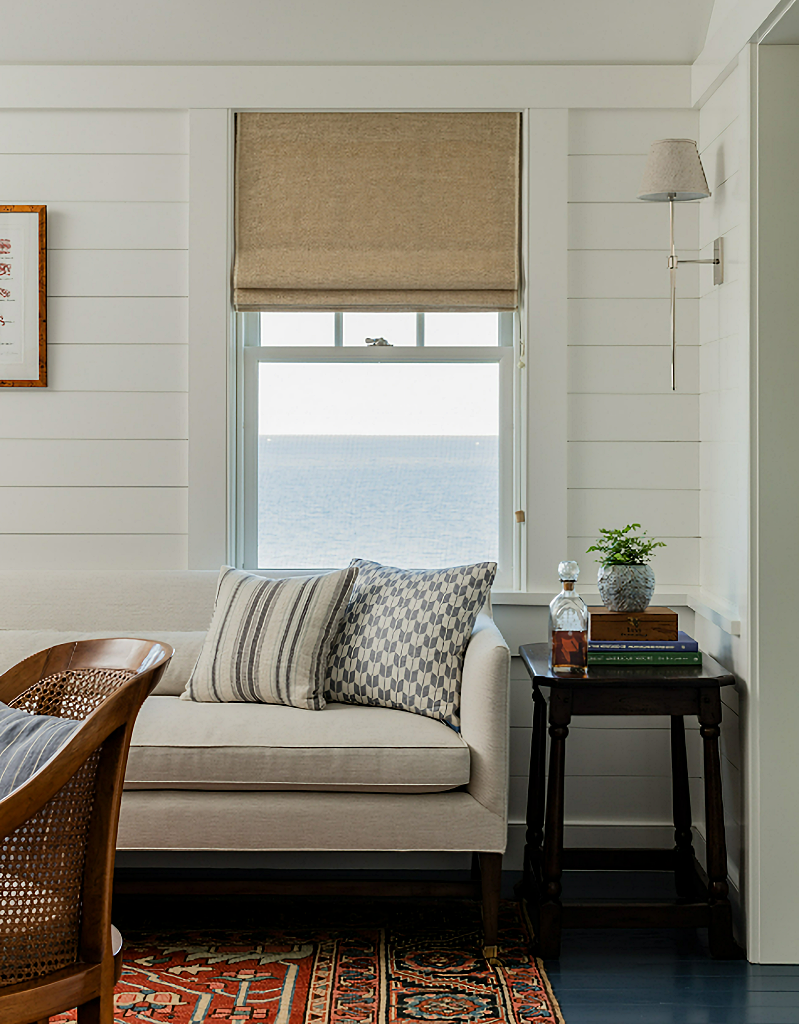 seating area in Martha's Vineyard bedroom
