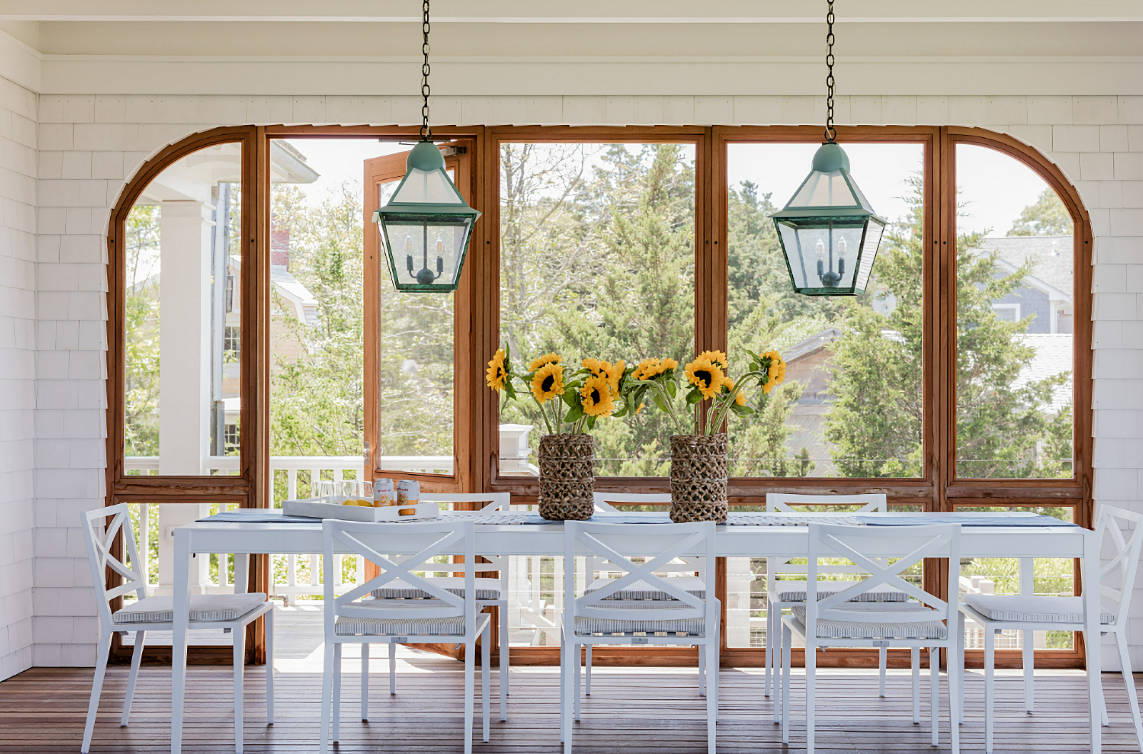 seaside porch on Martha's Vineyard