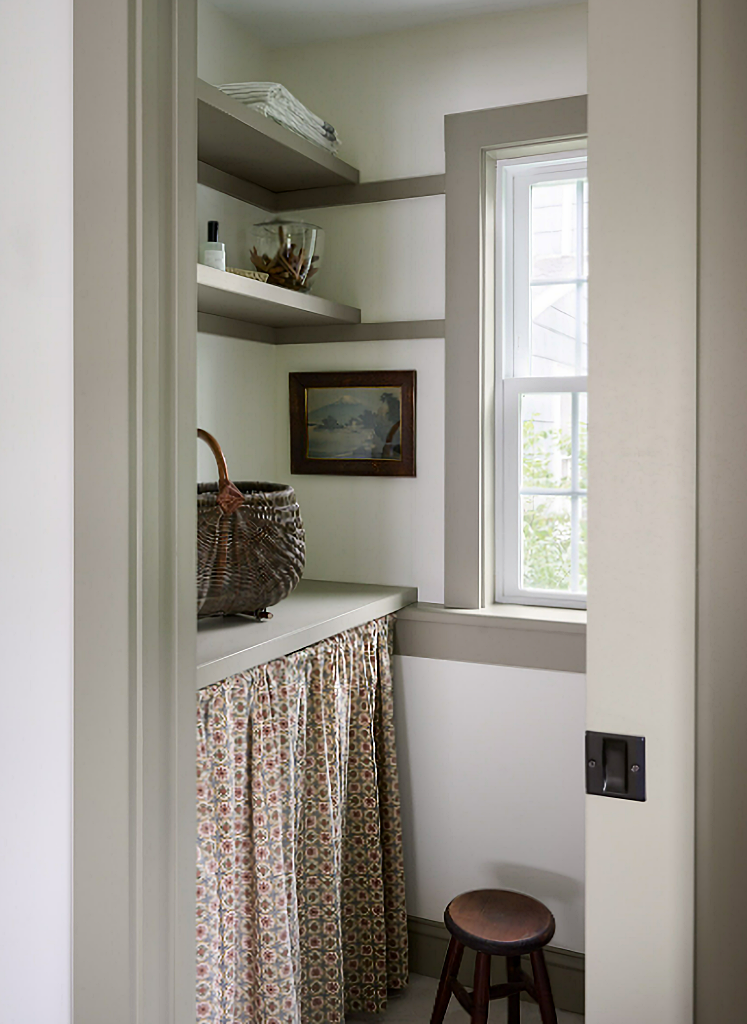 European-inspired home laundry room