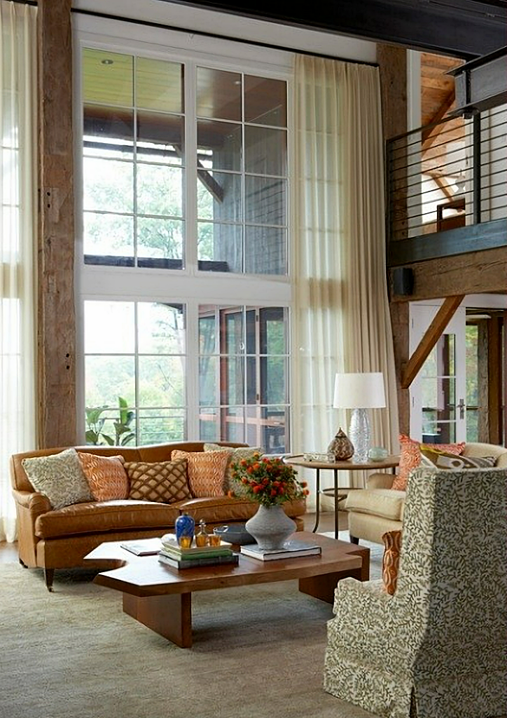 rustic living room 