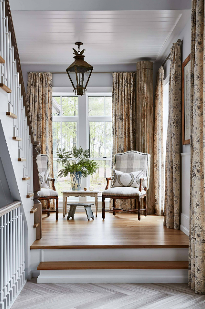 traditional home in neutral tones