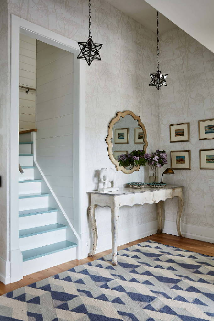 painted back staircase