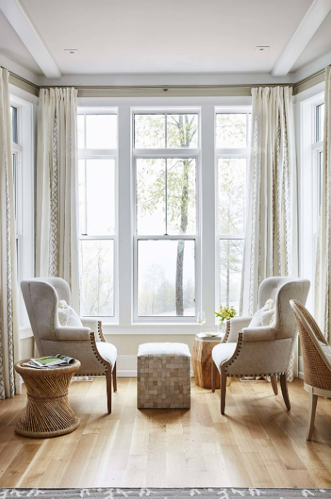 soft palette in sun room