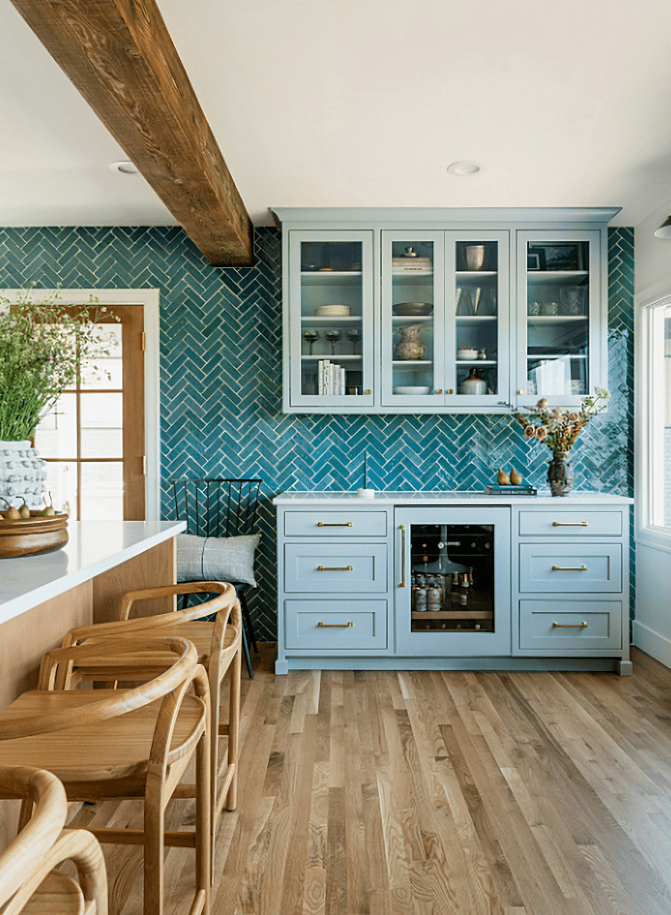 kitchen renovation in transitional style