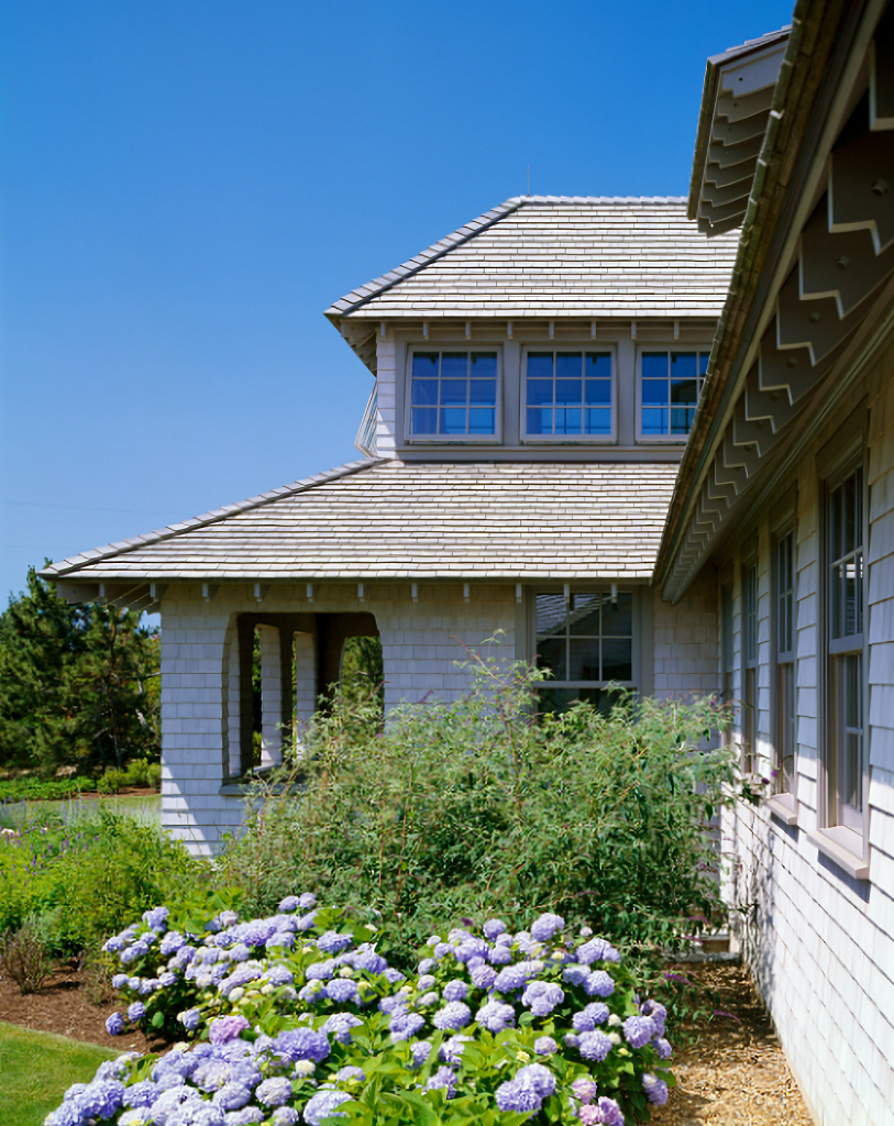 seaside cottage with shingle siding