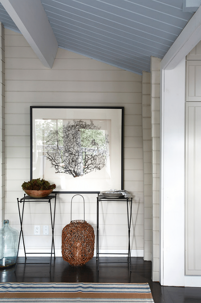 entryway of lake cottage in Canada
