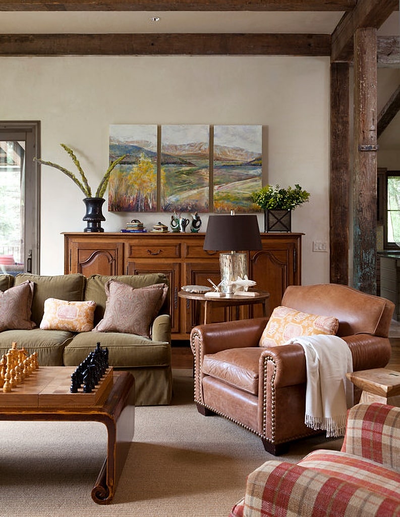 warm and inviting living room