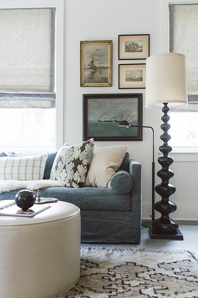 coastal style family room