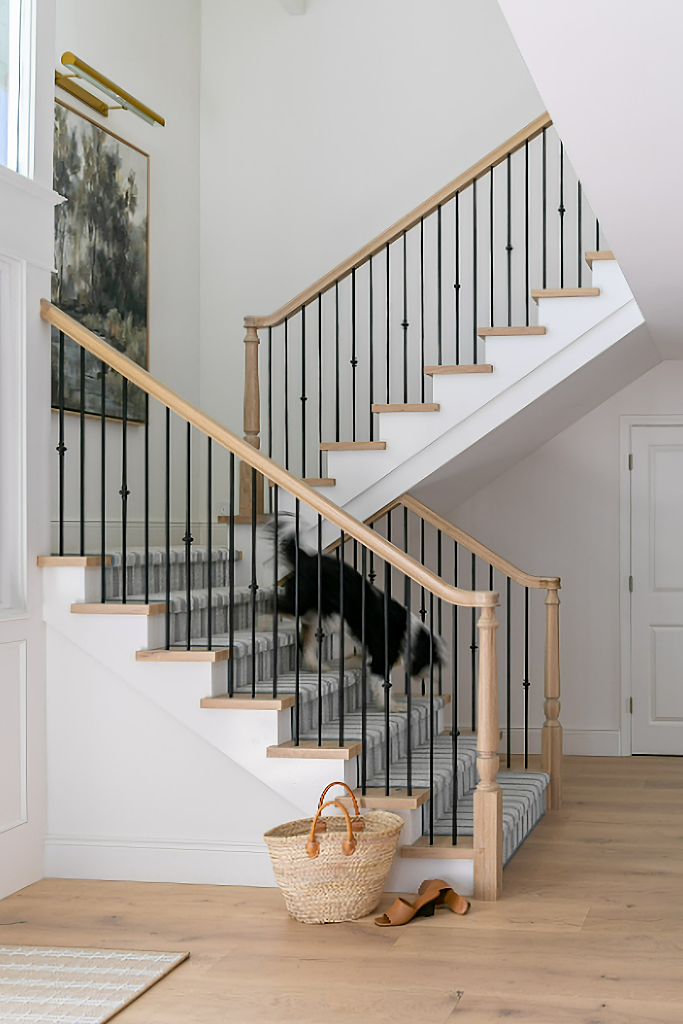 beach style staircase