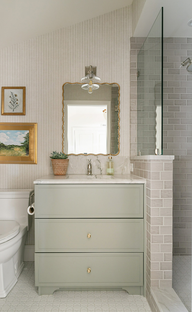 English modern bathroom