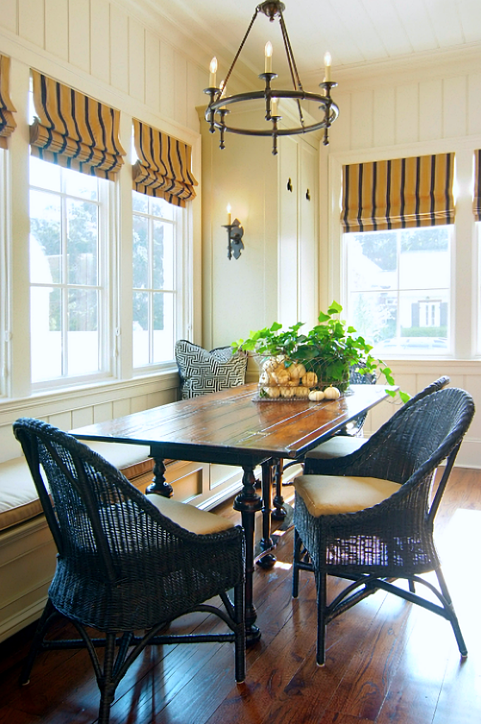 modern country dining nook