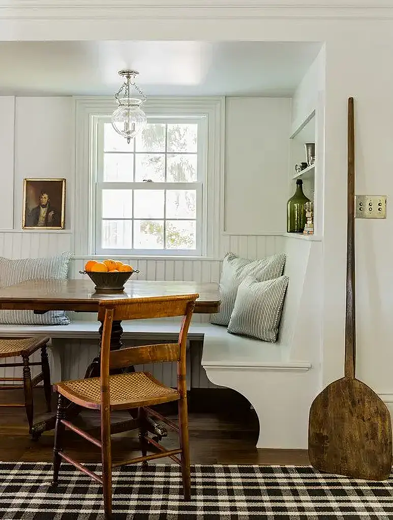 farmhouse style dining nook