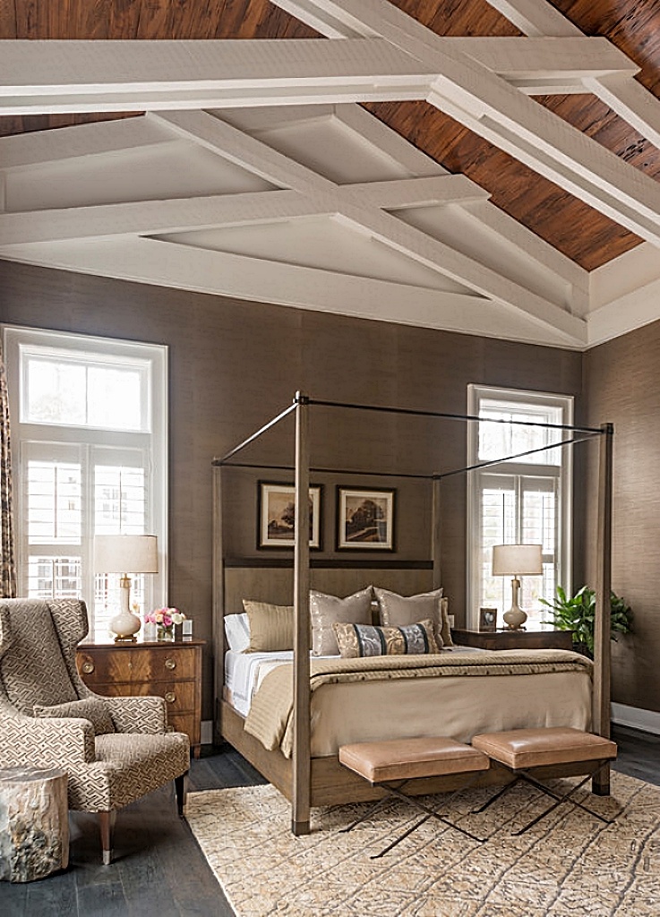 neutral traditional bedroom